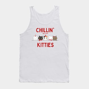 Chill kitty mom Tank Top